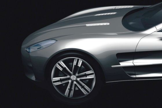 Aston Martin Mates with Corvette